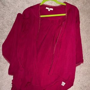 Boutique garnet cardigan
